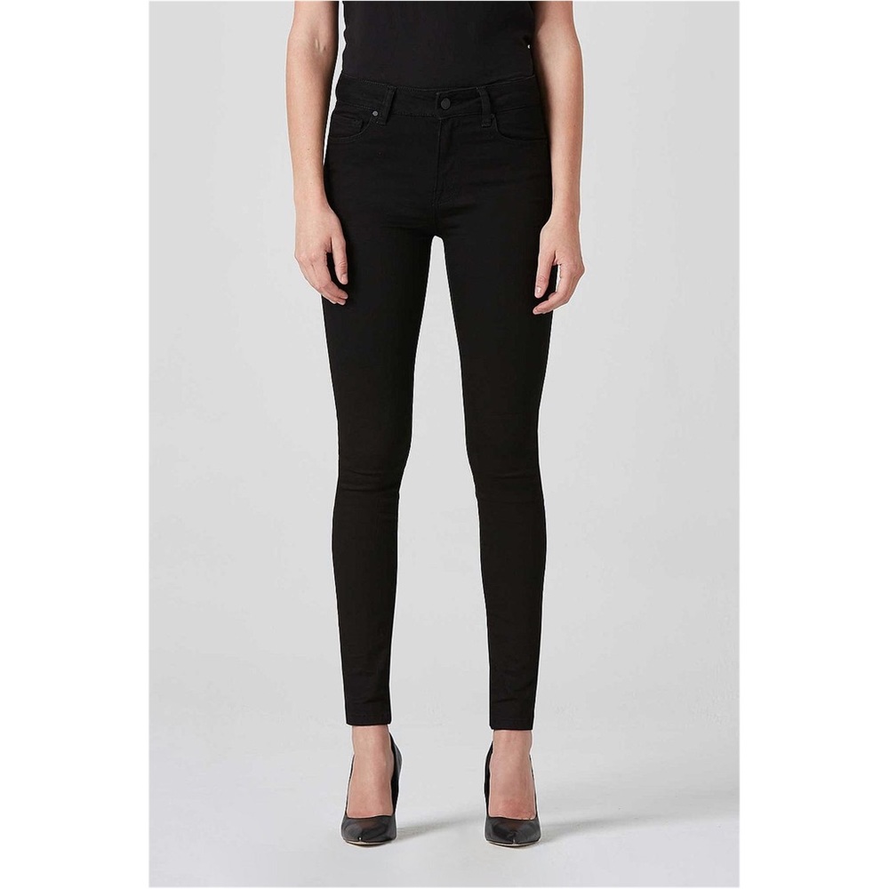 DSTLD Los Angeles High Waisted Black Skinny Jeans in Size 27